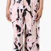 Beechers Brook Floral Fold Over Cropped Pants - Pink