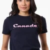 Canada Weather Gear Chest Logo Print Tee - Navy