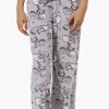 Canada Weather Gear Dog Pattern Wide Leg Pajama Pants - Grey