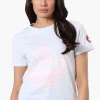Canada Weather Gear Maple Leaf Print Tee - Aqua