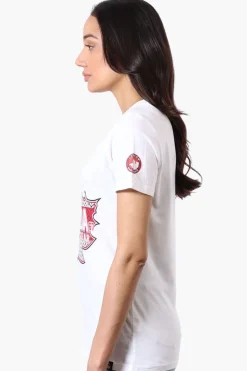Canada Weather Gear Maple Leaf Print Tee - White