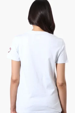 Canada Weather Gear Maple Leaf Print Tee - Aqua