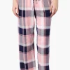 Canada Weather Gear Plaid Wide Leg Pajama Bottoms - Pink