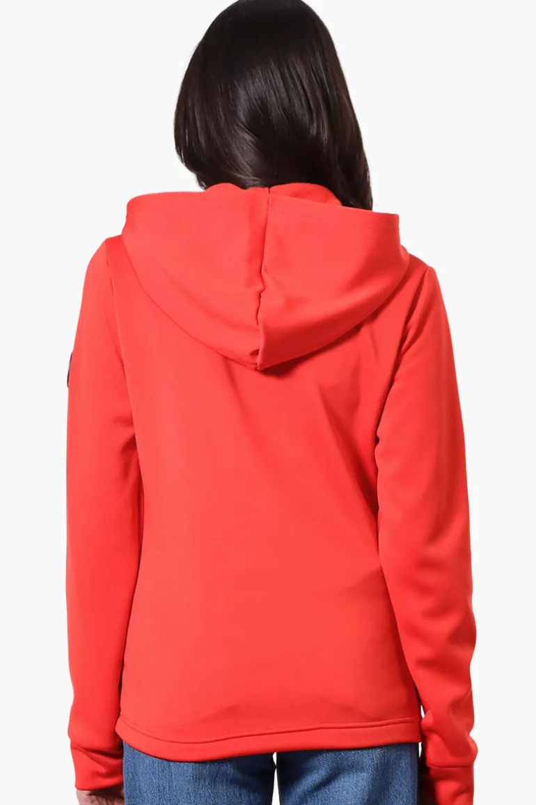 Canada Weather Gear Puffer Techno Fleece Lightweight Jacket - Red