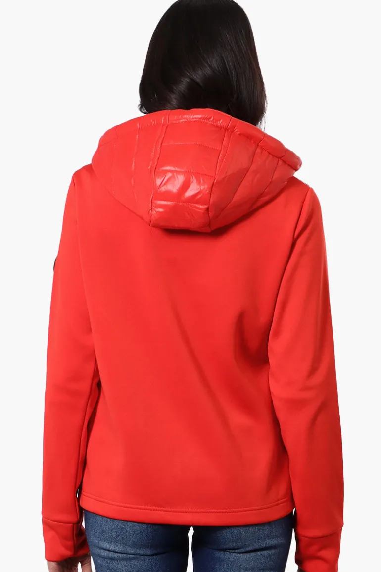 Canada Weather Gear Quilted Nylon Lightweight Jacket - Red