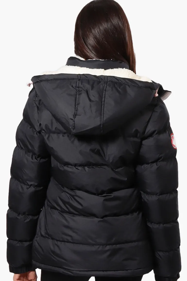 Canada Weather Gear Solid Bubble Bomber Jacket - Navy