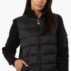 Canada Weather Gear Sweater Knit Polyfill Lightweight Jacket - Black