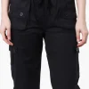 Canada Weather Gear Tie Waist Cargo Capris - Black
