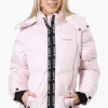 Canada Weather Gear Zip Off Sleeve Bomber Jacket - Blush