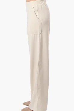 Costa Blanca Wide Leg Pants - Cream