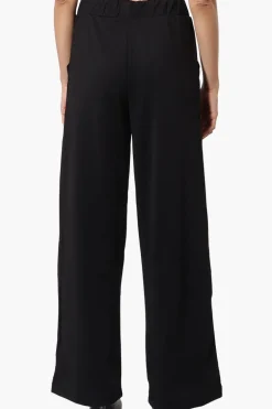 Costa Blanca Wide Leg Pants - Black