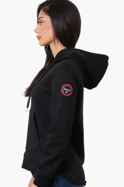 Fahrenheit Basic Henley Hoodie - Black