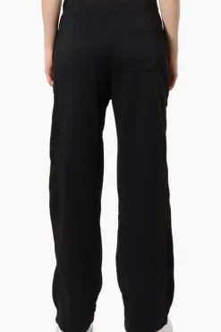 Fahrenheit Brooklyn Print Fleece Sweatpants - Black