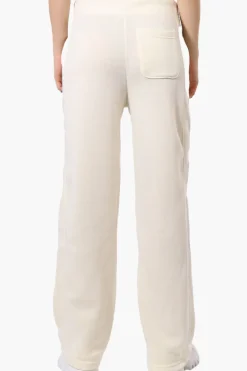 Fahrenheit Brooklyn Print Fleece Sweatpants - Cream