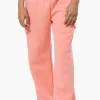 Fahrenheit Fleece Wide Leg Cargo Sweatpants - Pink