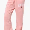 Fahrenheit London Print Fleece Joggers - Pink
