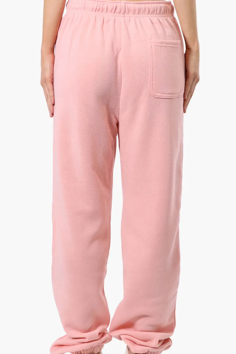 Fahrenheit London Print Fleece Joggers - Pink