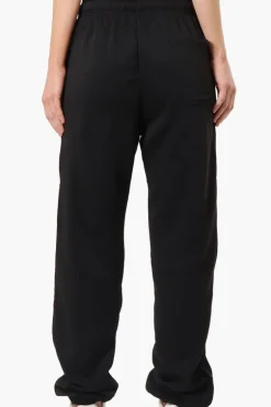 Fahrenheit London Print Fleece Joggers - Black