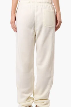 Fahrenheit London Print Fleece Joggers - Cream