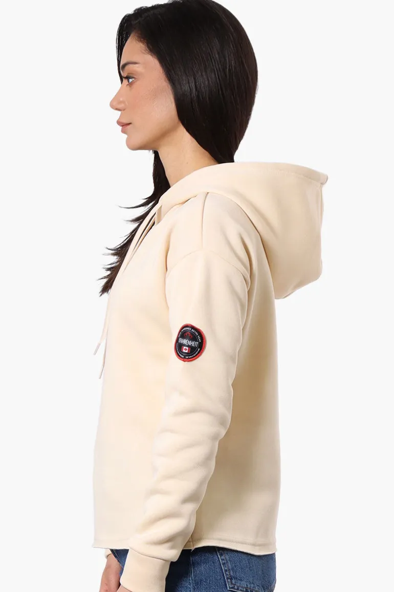 Fahrenheit Solid Basic Hoodie - Cream