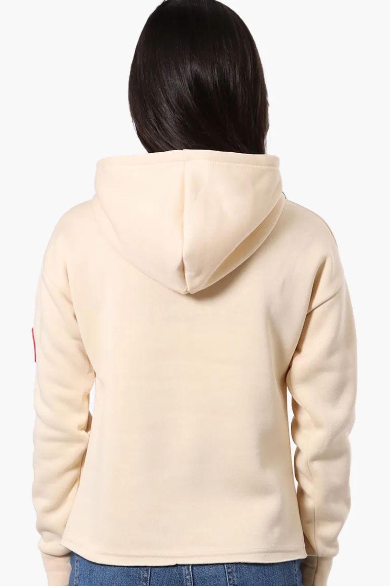 Fahrenheit Solid Basic Hoodie - Cream
