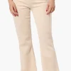 Fahrenheit Tie Waist Flared Sweatpants - Cream