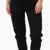 Fahrenheit Tie Waist Side Piping Joggers - Black