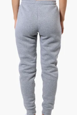 Fahrenheit Tie Waist Side Piping Joggers - Grey