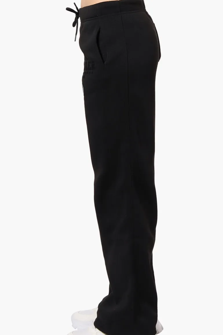 Fahrenheit Whistler Print Fleece Sweatpants - Black