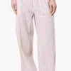 Impress Striped Wide Leg Pants - Cream
