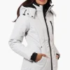 Oppenheimer Hooded Cinched Waist Parka Jacket - Grey