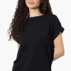 Runaway Bay Sport Basic Cuffed Sleeve Tee - Black