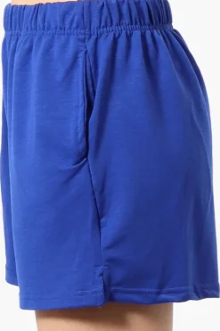 Runaway Bay Sport Basic French Terry Shorts - Blue