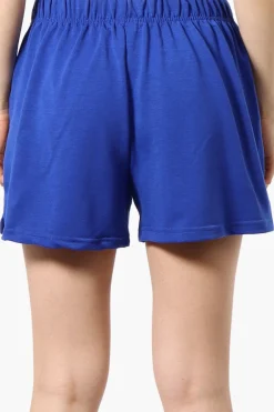 Runaway Bay Sport Basic French Terry Shorts - Blue