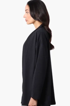 Runaway Bay Sport Long Sleeve Wrap Cardigan - Black