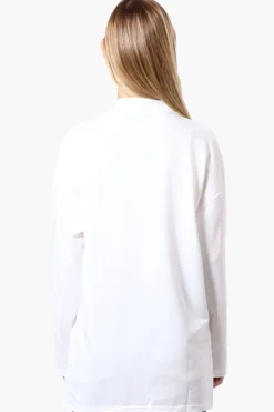 Runaway Bay Sport Long Sleeve Wrap Cardigan - White