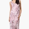 Stylexchange Floral Sheer Maxi Dress - Pink