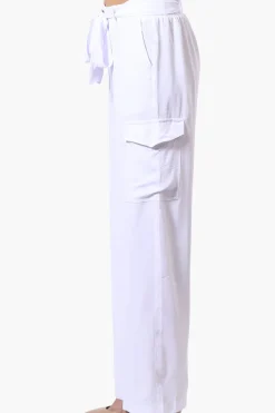 Stylexchange Vintage Belted Cargo Pants - White