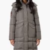 Super Triple Goose Maxi Puffer Parka Jacket - Olive
