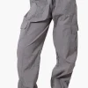 Urbanology Parachute Cargo Pants - Grey