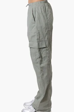 Urbanology Parachute Cargo Pants - Mint