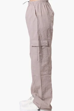 Urbanology Parachute Cargo Pants - Beige