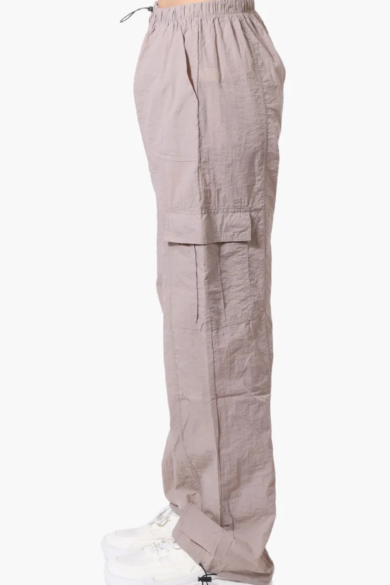 Urbanology Parachute Cargo Pants - Beige