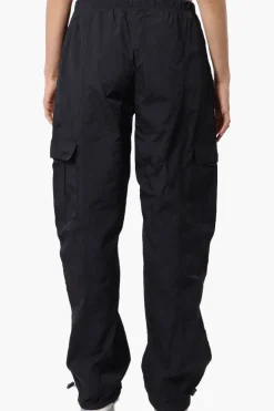 Urbanology Parachute Cargo Pants - Black