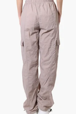 Urbanology Parachute Cargo Pants - Beige