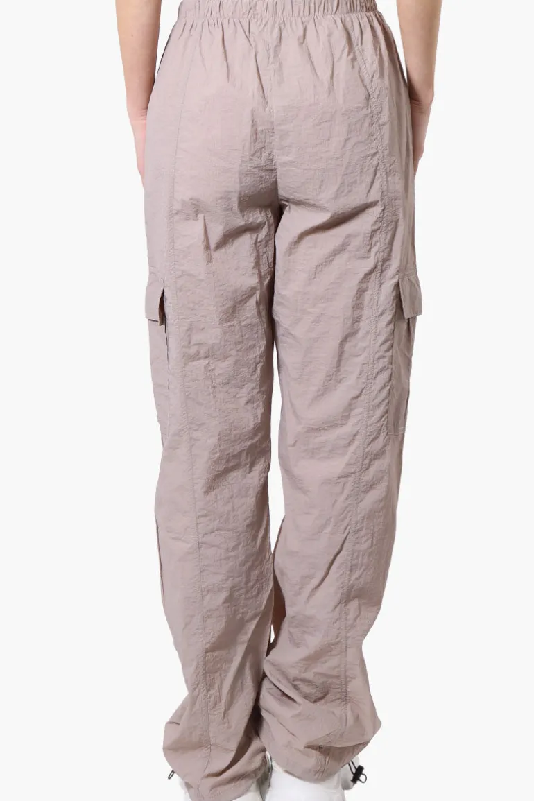 Urbanology Parachute Cargo Pants - Beige