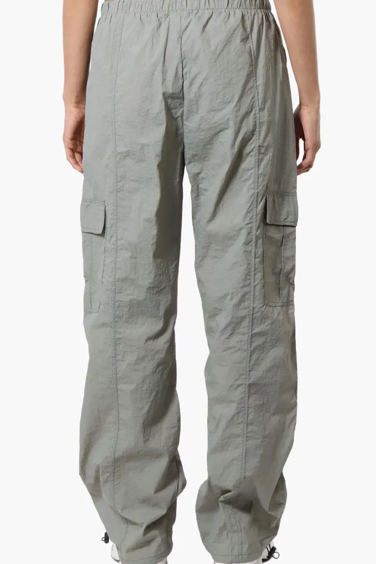 Urbanology Parachute Cargo Pants - Mint