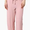 Urbanology Tie Waist Culotte Pants - Pink