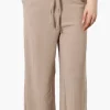 Urbanology Tie Waist Culotte Pants - Cream